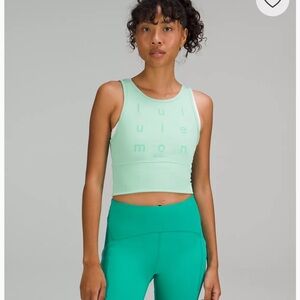 Lululemon Power Pivot Everlux Tank Top NWT Wild Mint size 6